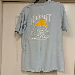 large comfort colors light blue salty dog tee